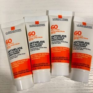 La Roche Posay Melt-In-Milk 60spf TRAVEL sized 4pc